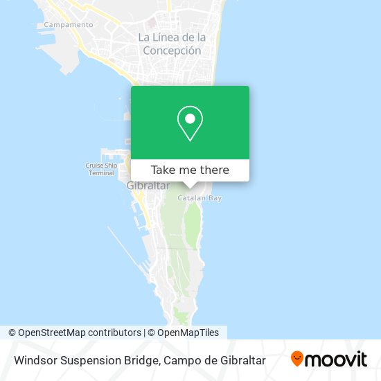 Windsor Suspension Bridge map