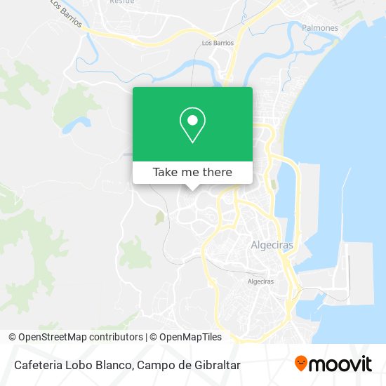 Cafeteria Lobo Blanco map