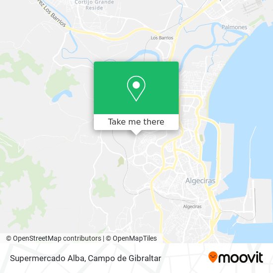 mapa Supermercado Alba