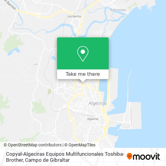Copyal-Algeciras Equipos Multifuncionales Toshiba-Brother map