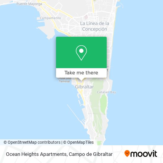 Ocean Heights Apartments map