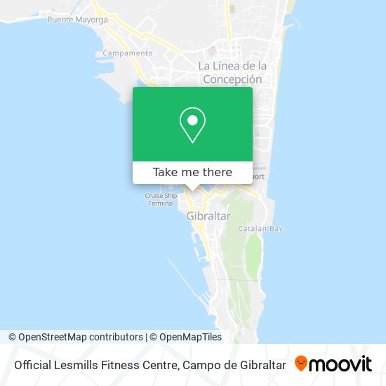 Official Lesmills Fitness Centre map