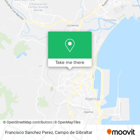 Francisco Sanchez Perez map