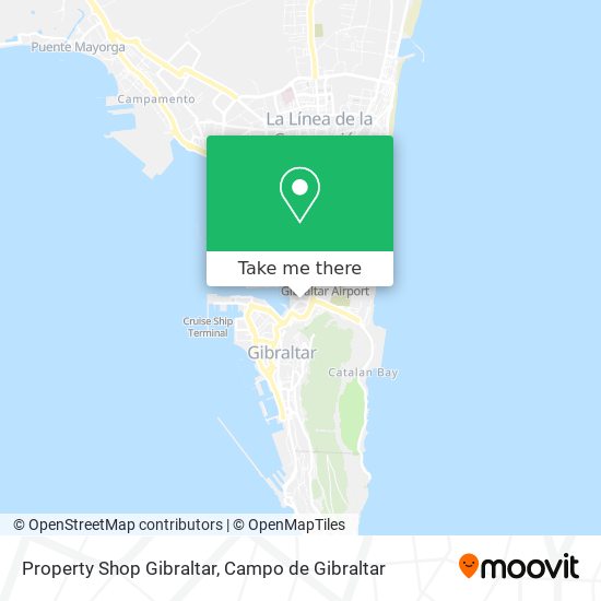 Property Shop Gibraltar map