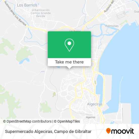 Supermercado Algeciras map