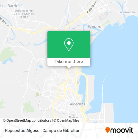 Repuestos Algesur map