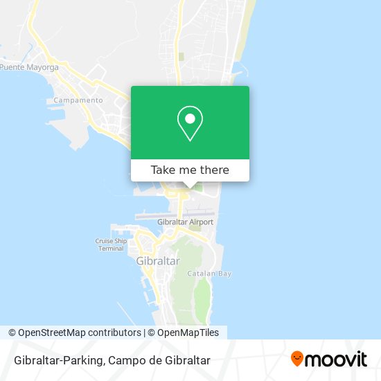 mapa Gibraltar-Parking