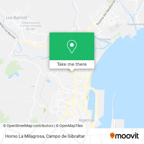 Horno La Milagrosa map