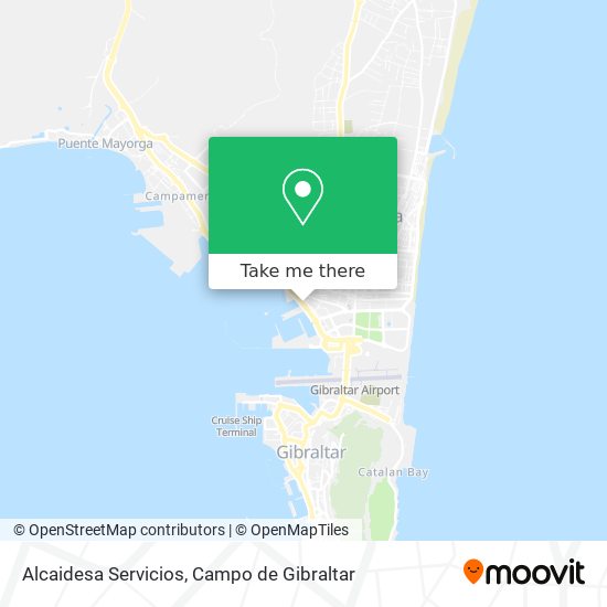 Alcaidesa Servicios map