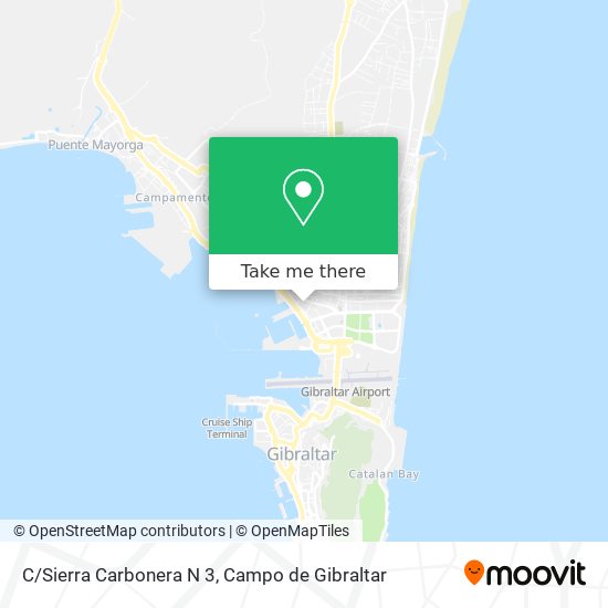 C/Sierra Carbonera N 3 map