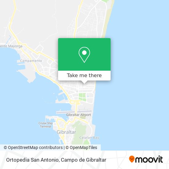 Ortopedia San Antonio map