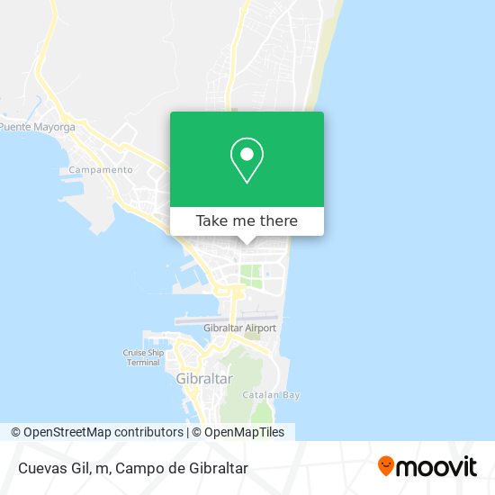 Cuevas Gil, m map