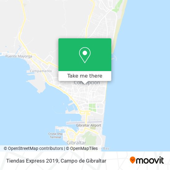 mapa Tiendas Express 2019