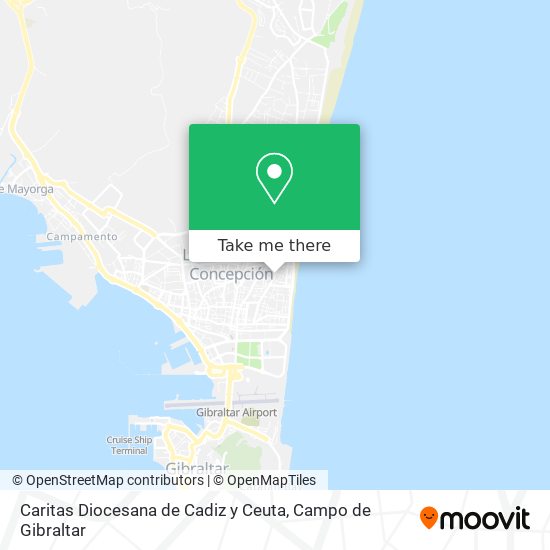 Caritas Diocesana de Cadiz y Ceuta map