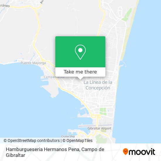 mapa Hamburgueseria Hermanos Pena