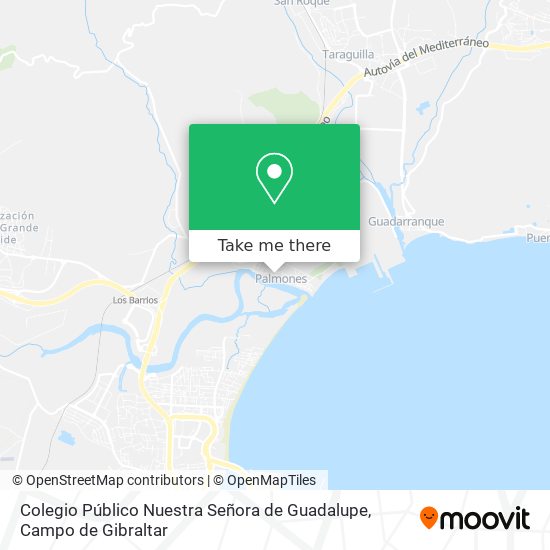 mapa Colegio Público Nuestra Señora de Guadalupe