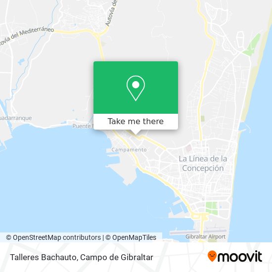 Talleres Bachauto map