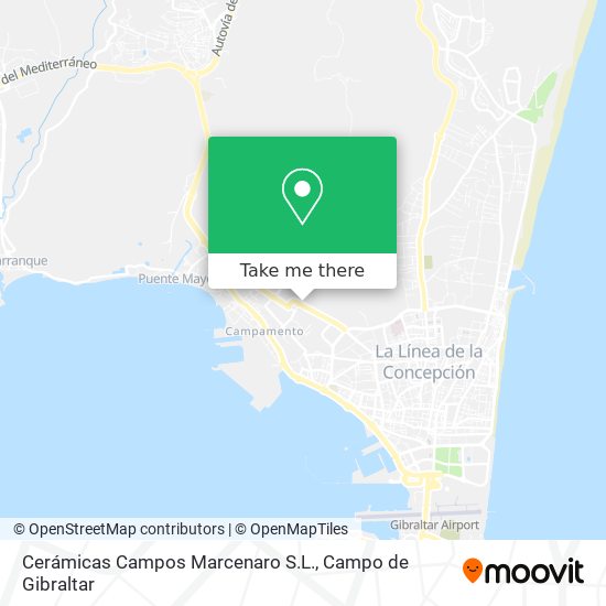 mapa Cerámicas Campos Marcenaro S.L.