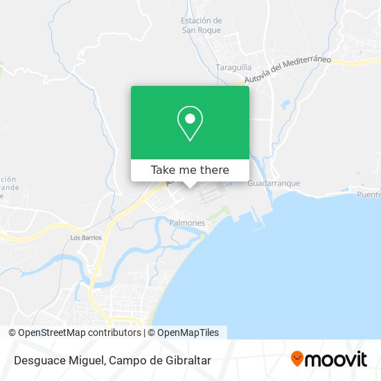 mapa Desguace Miguel