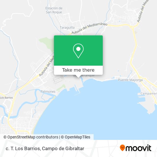 c. T. Los Barrios map