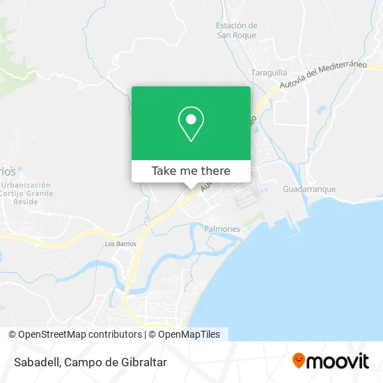 Sabadell map