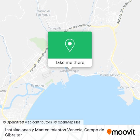 mapa Instalaciones y Mantenimientos Venecia