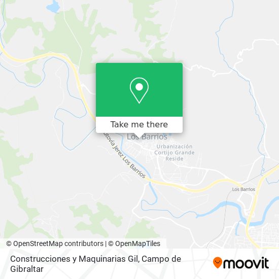 mapa Construcciones y Maquinarias Gil