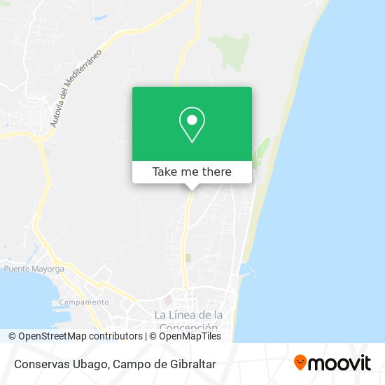 mapa Conservas Ubago