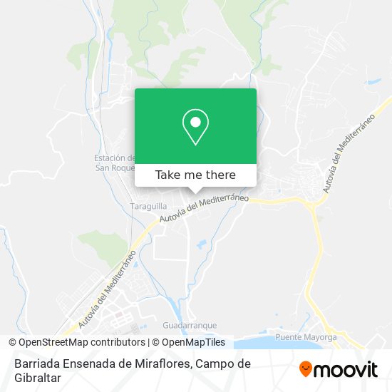 Barriada Ensenada de Miraflores map