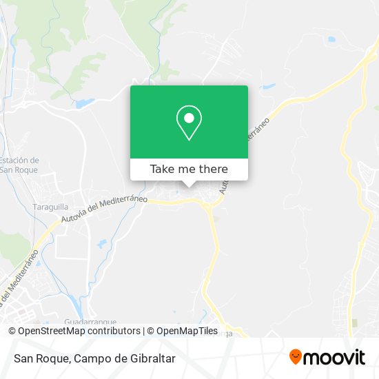 San Roque map
