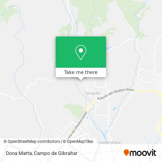 Dona Marta map