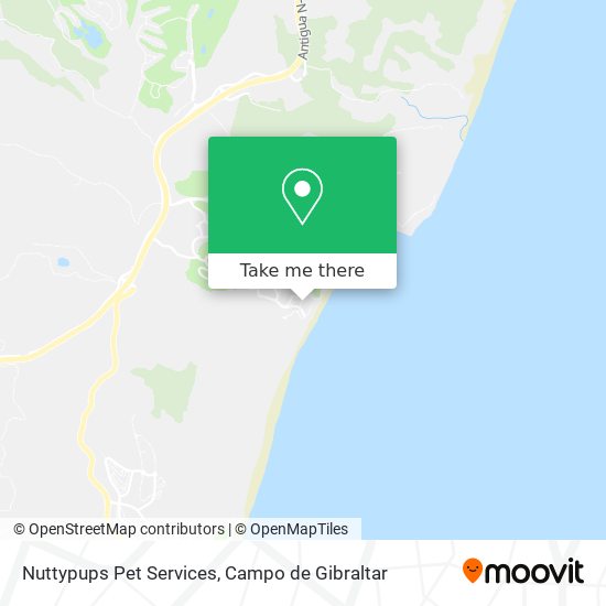 Nuttypups Pet Services map