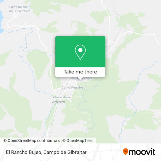 mapa El Rancho Bujeo