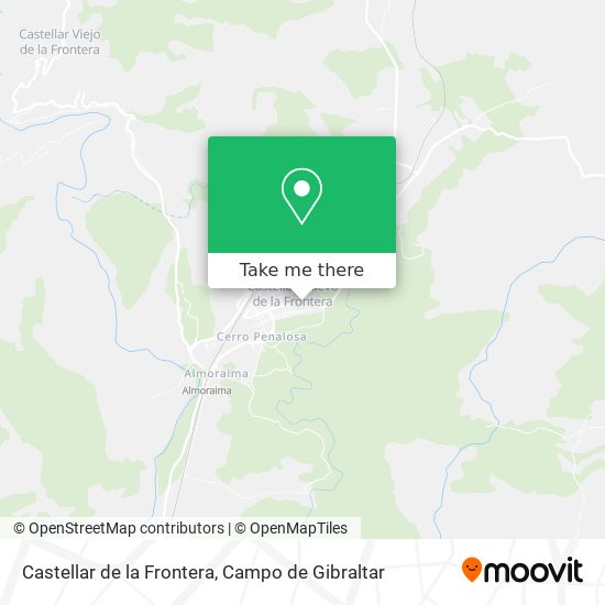 Castellar de la Frontera map