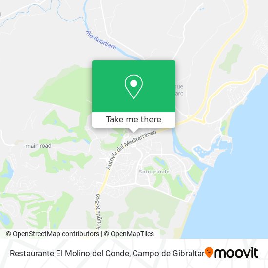 Restaurante El Molino del Conde map