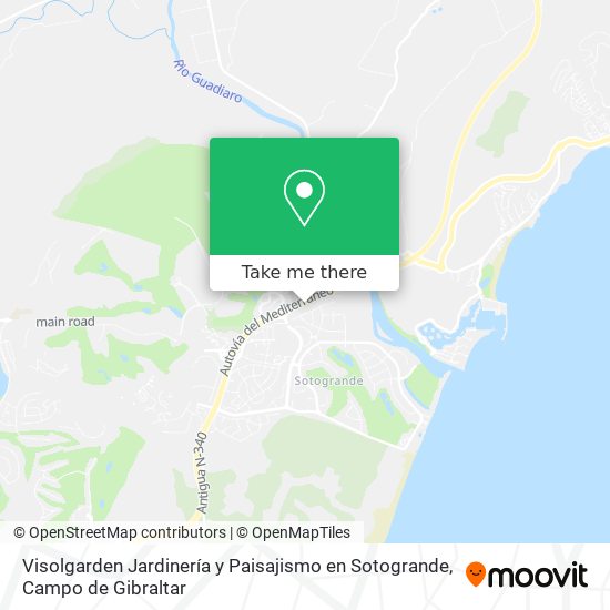 Visolgarden Jardinería y Paisajismo en Sotogrande map