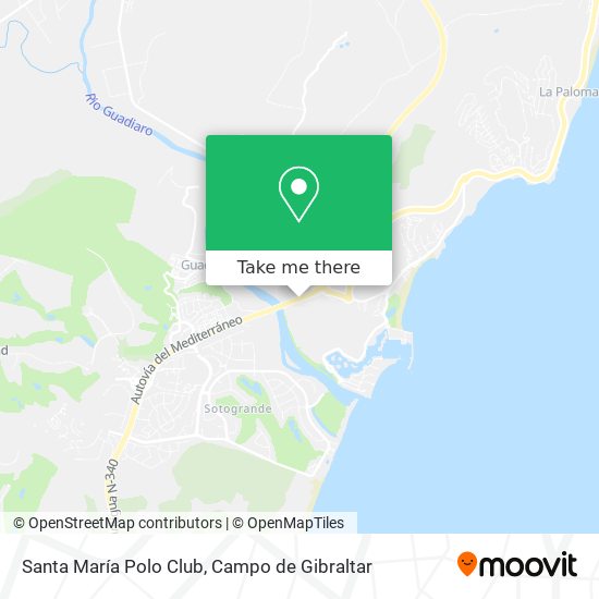 Santa María Polo Club map