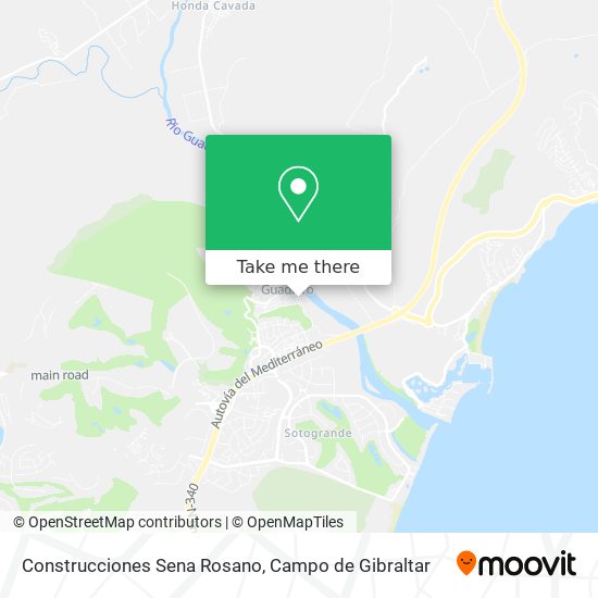 Construcciones Sena Rosano map