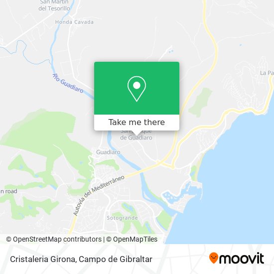 mapa Cristaleria Girona