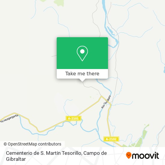 Cementerio de S. Martín Tesorillo map