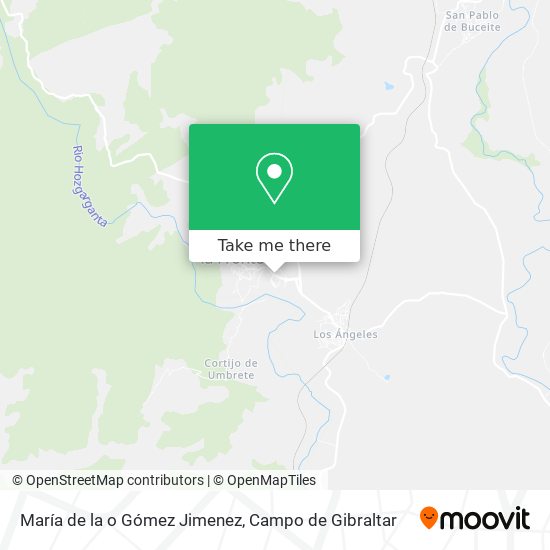 María de la o Gómez Jimenez map