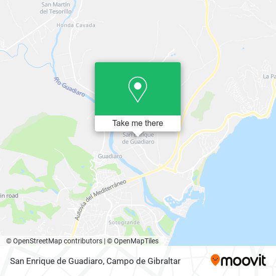 San Enrique de Guadiaro map