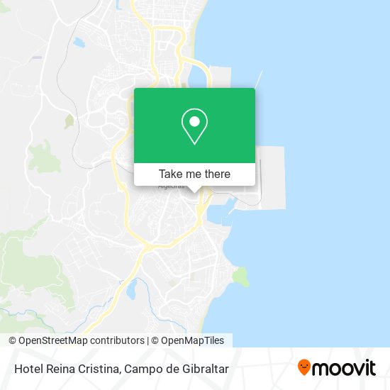 Hotel Reina Cristina map