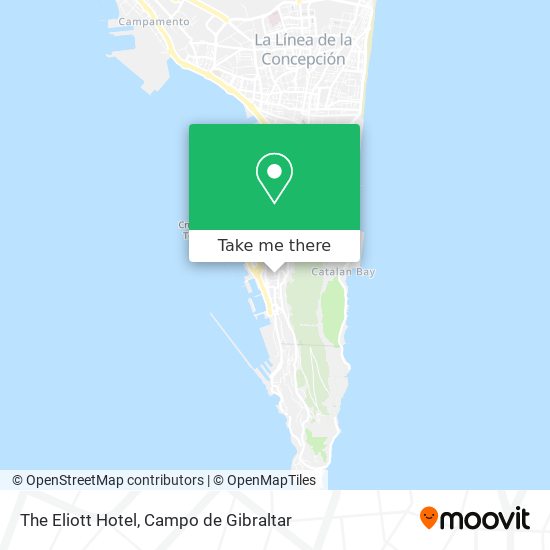 The Eliott Hotel map