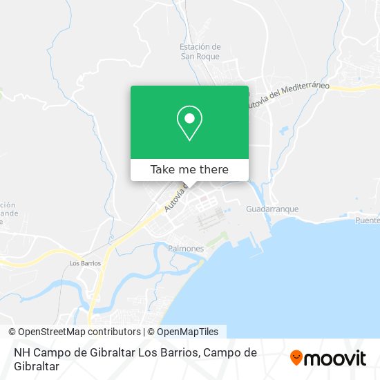 NH Campo de Gibraltar Los Barrios map