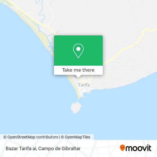 Bazar Tarifa ai map