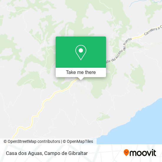 mapa Casa dos Aguas