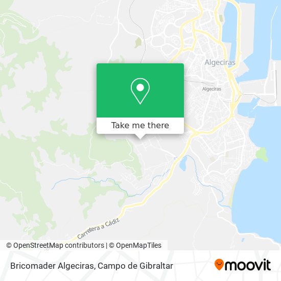 Bricomader Algeciras map