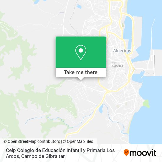 Ceip Colegio de Educación Infantil y Primaria Los Arcos map