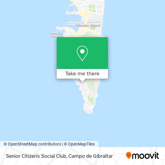 Senior Citizen's Social Club map